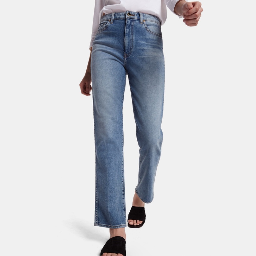 Khaite Victoria Straight-Leg Jeans